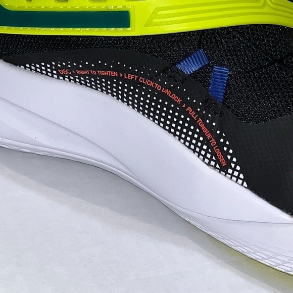 Puma Sz 9.5 Disc Rebirth Black Yellow Alert White Laceless Basketball 194812-02 main image 13